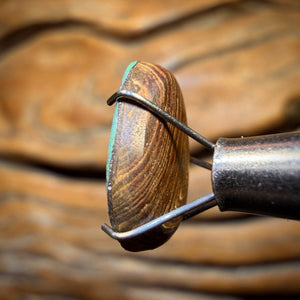 🔨 AUCTION 🔨 3.25cts - Australian Boulder Opal Doublet. RECUTTERS DELIGHT