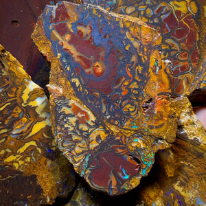 Wild Card! 1789cts - 6x Yowah Nut Tribal Opal Rough Parcel. Australian Boulder Opal