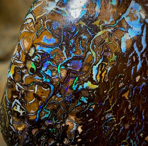 80.6cts - Yowah Nut Opal. Tribal Pattern