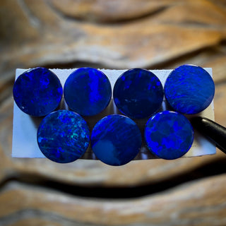 🔒3.1cts - 7x Australian Boulder Opal Doublets WHOLESALE PARCEL