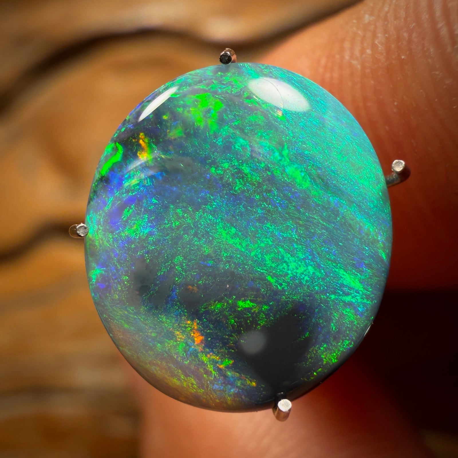 3.1cts - Lightning Ridge Dark Opal