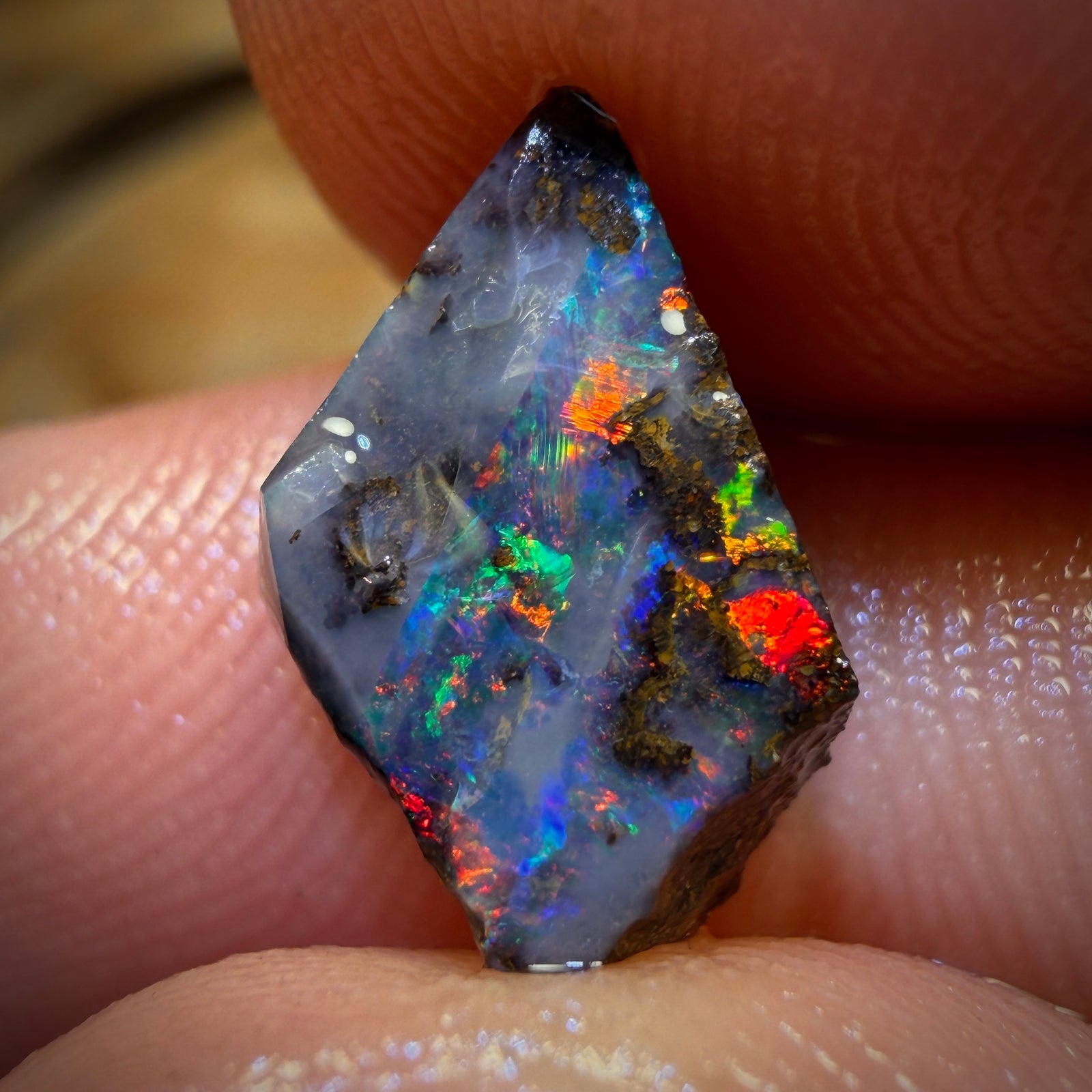3.3cts - Queensland Boulder Seam Opal Rough Preform