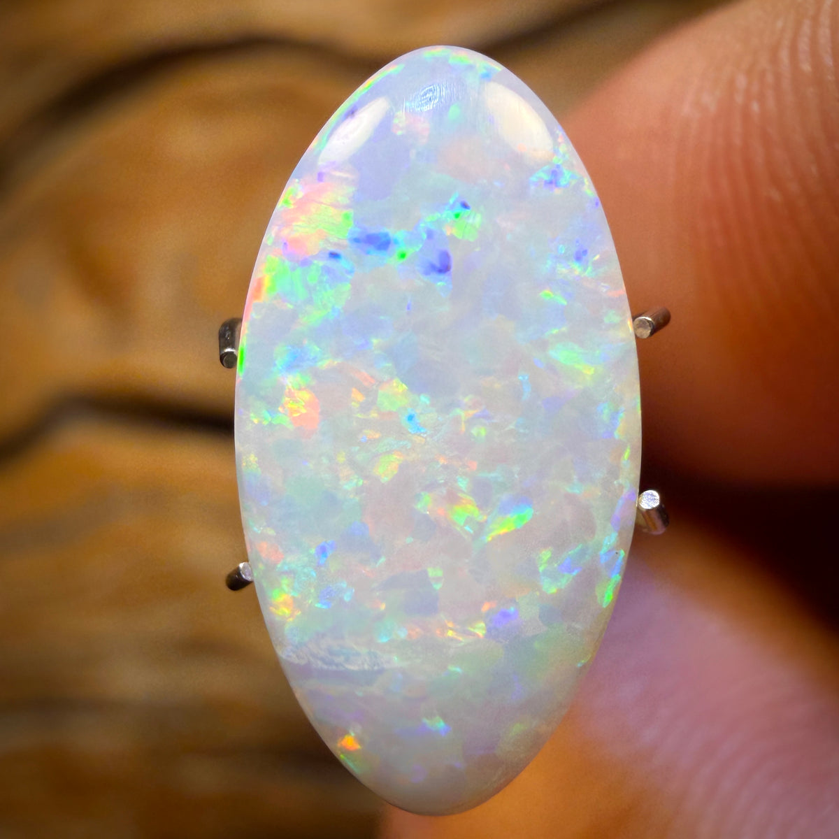 3.4cts - South Australian White Opal from Coober Pedy