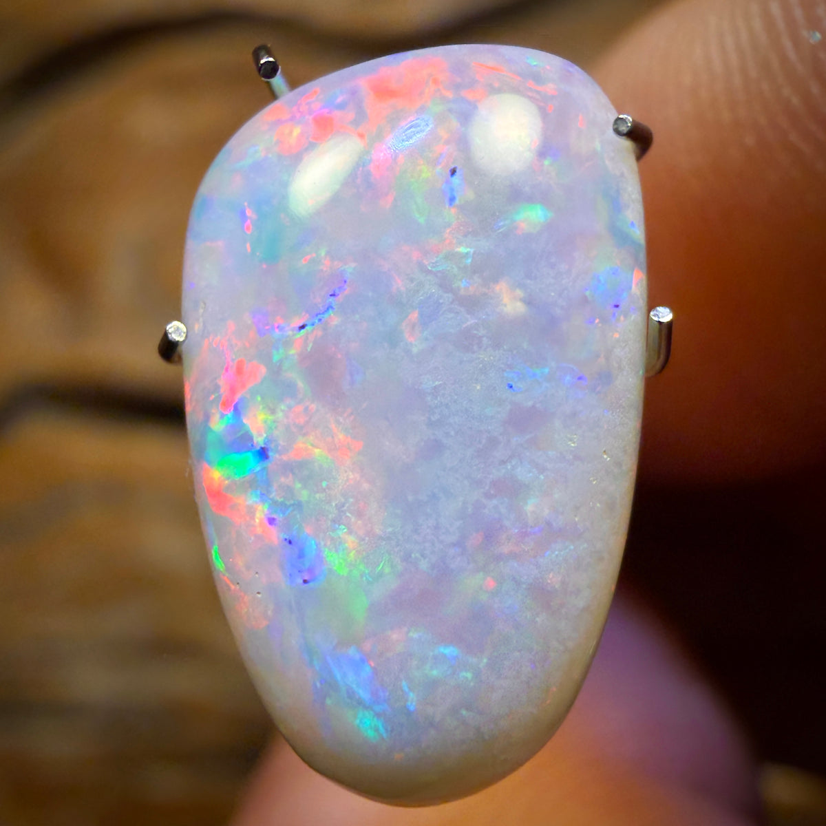 3.4cts - South Australian White Opal from Coober Pedy