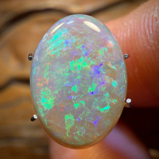 3.6cts - GEM South Australian Dark Crystal Opal Double Sided Quality