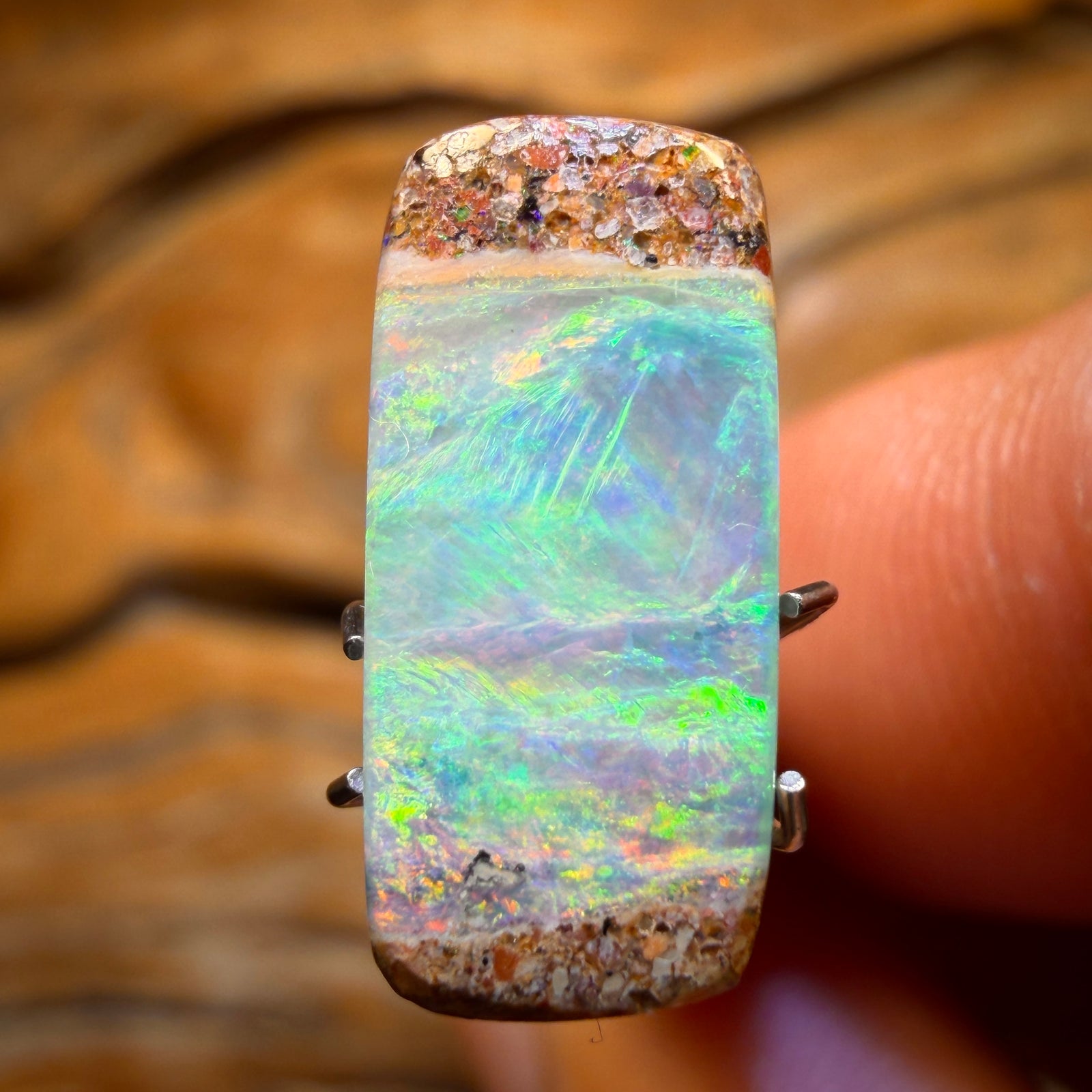 3.6cts - Solid Australian Boulder Pipe Opal