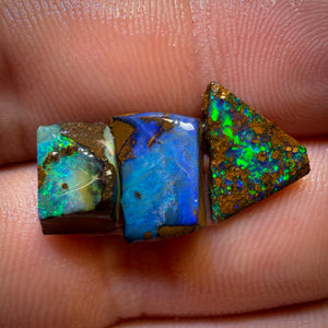 8.5cts - 3x Yowah Nut Opal Rough Preform’s