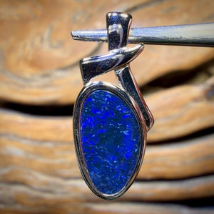 🔒Sterling Silber – Großhandelspaket mit 9 Anhängern. Australischer Boulder-Opal-Doublet-Schmuck