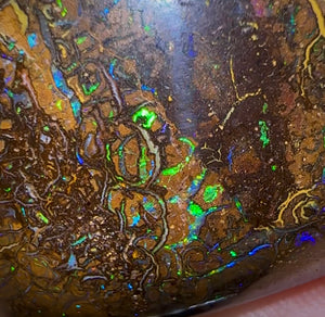 428.5cts - XLarge Tribal Pattern Koroit Nut Opal Specimen - Opal Whisperers