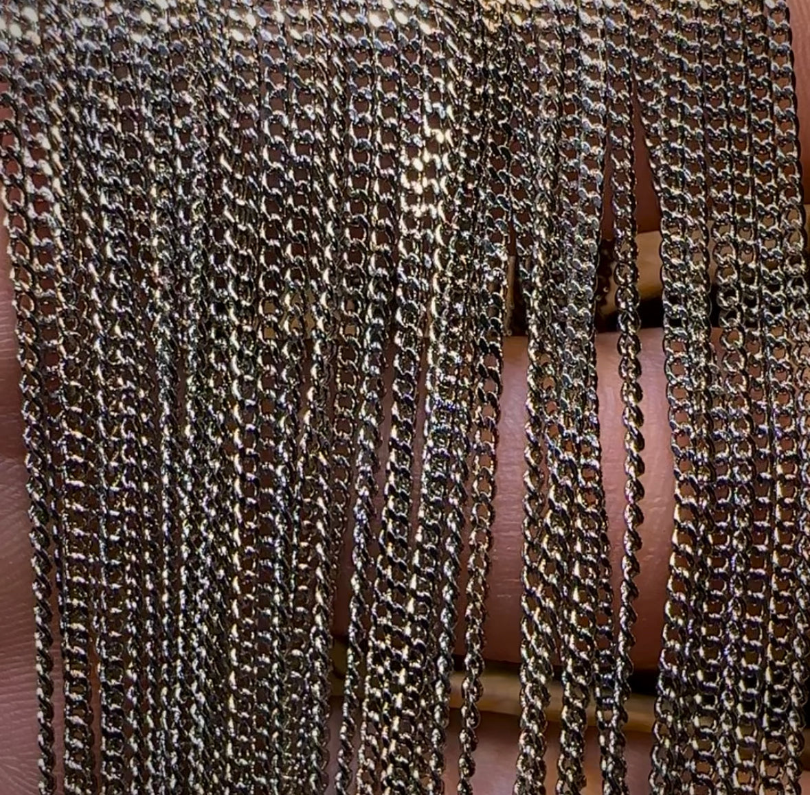 Display Chain w/ Rhodium Plating