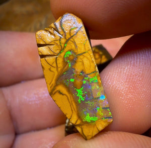 🔒90,4 ct – 4x Rohopal-Paket aus Yowah-Nuss. Australischer Boulder-Opal.