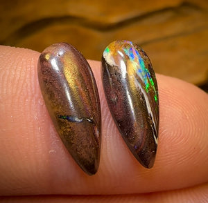 4.9cts - Yowah Nut Kernel Opal Pair