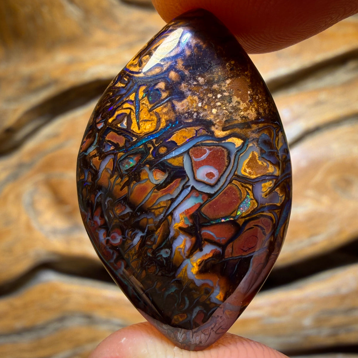 31.2cts - Tribal Yowah Nut Opal. Australian Opal