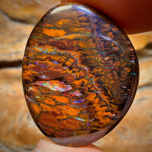 31.2cts - Tribal Yowah Nut Opal. Australian Opal