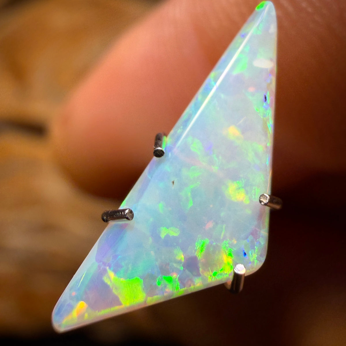 0.7cts - Old School Swiss Cut South Australian Crystal Opal from Coober Pedy
