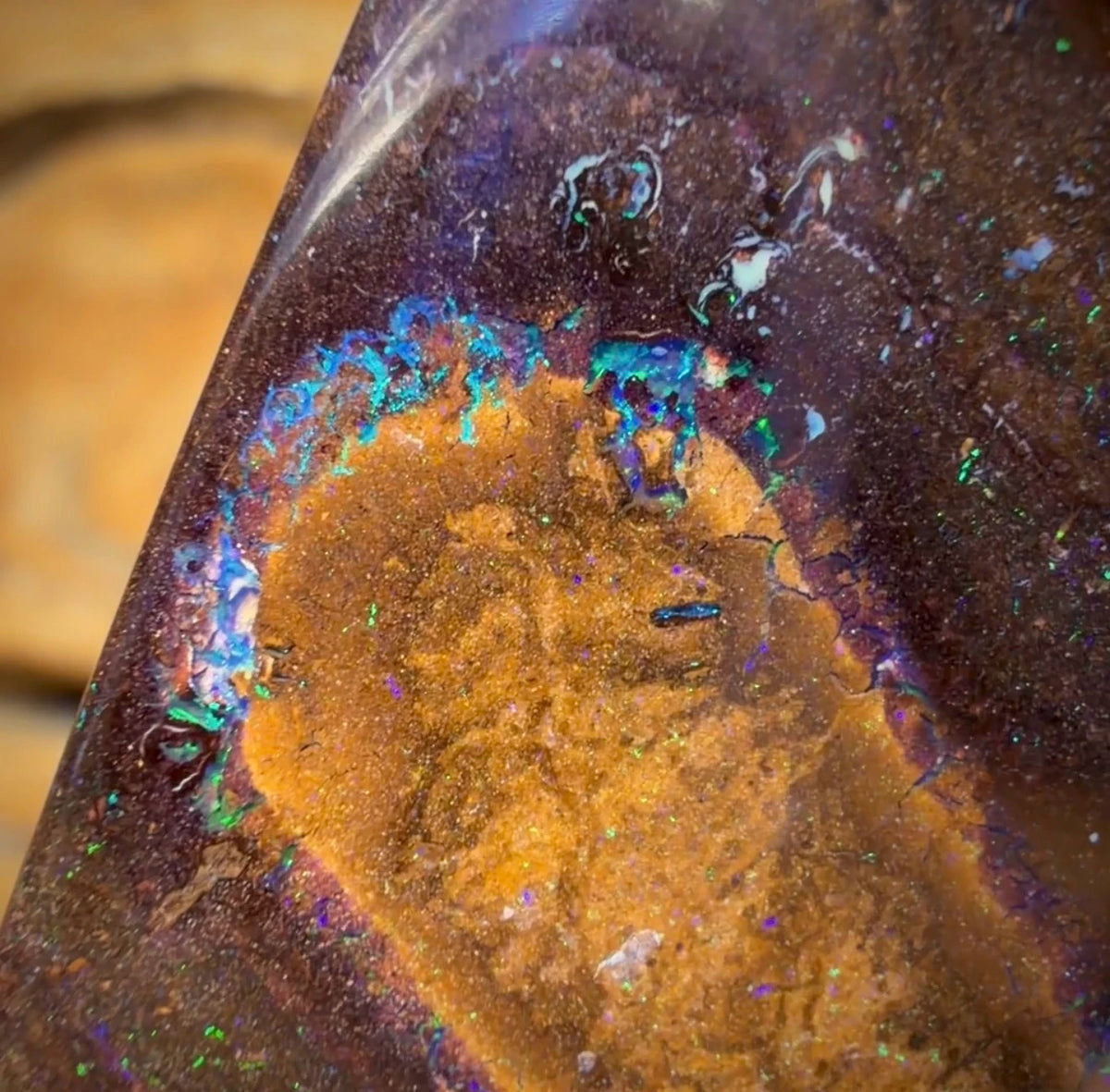 Wild Card! 50.9cts - Tribal Australian Boulder Opal from Yowah