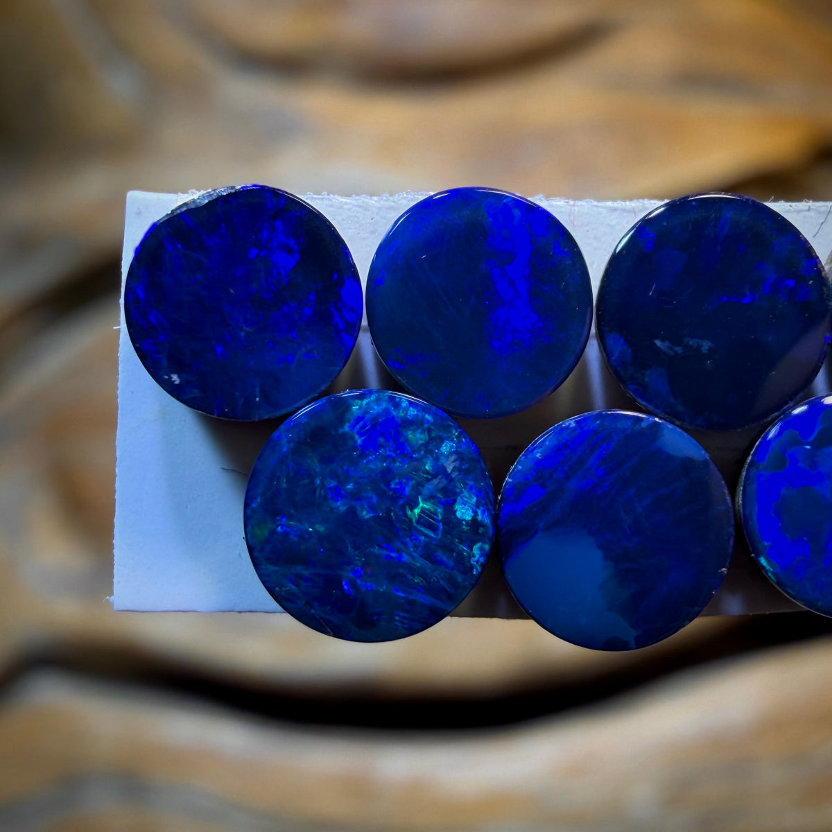 🔒3.1cts - 7x Australian Boulder Opal Doublets WHOLESALE PARCEL