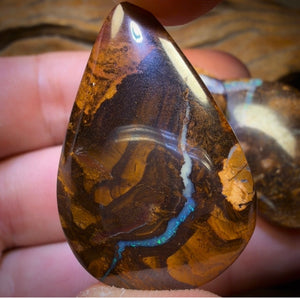 99.7cts - 3x Mixed Australian Boulder Opal’s. Wholesale Dealers Parcel