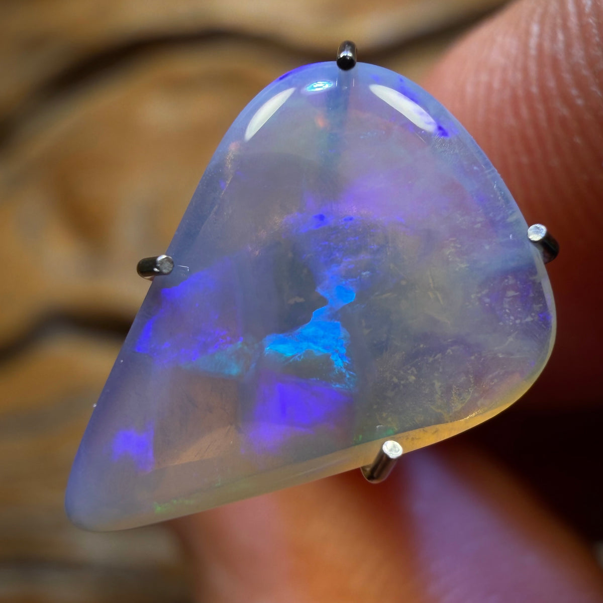 1.9cts - Lightning Ridge Super Rare Harlequin Type Crystal Opal