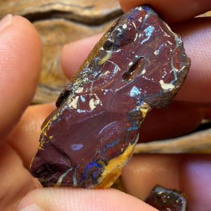 154.2cts - 3x Yowah Nut Rough Opal ParcelWith Crystal Centers