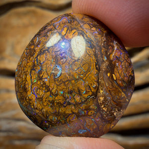 32.4cts - Yowah Nut Tribal Opal. Australian Boulder Opal