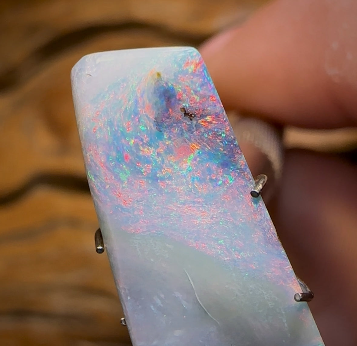5.6cts - “Pastels”Queensland Boulder Seam Opal