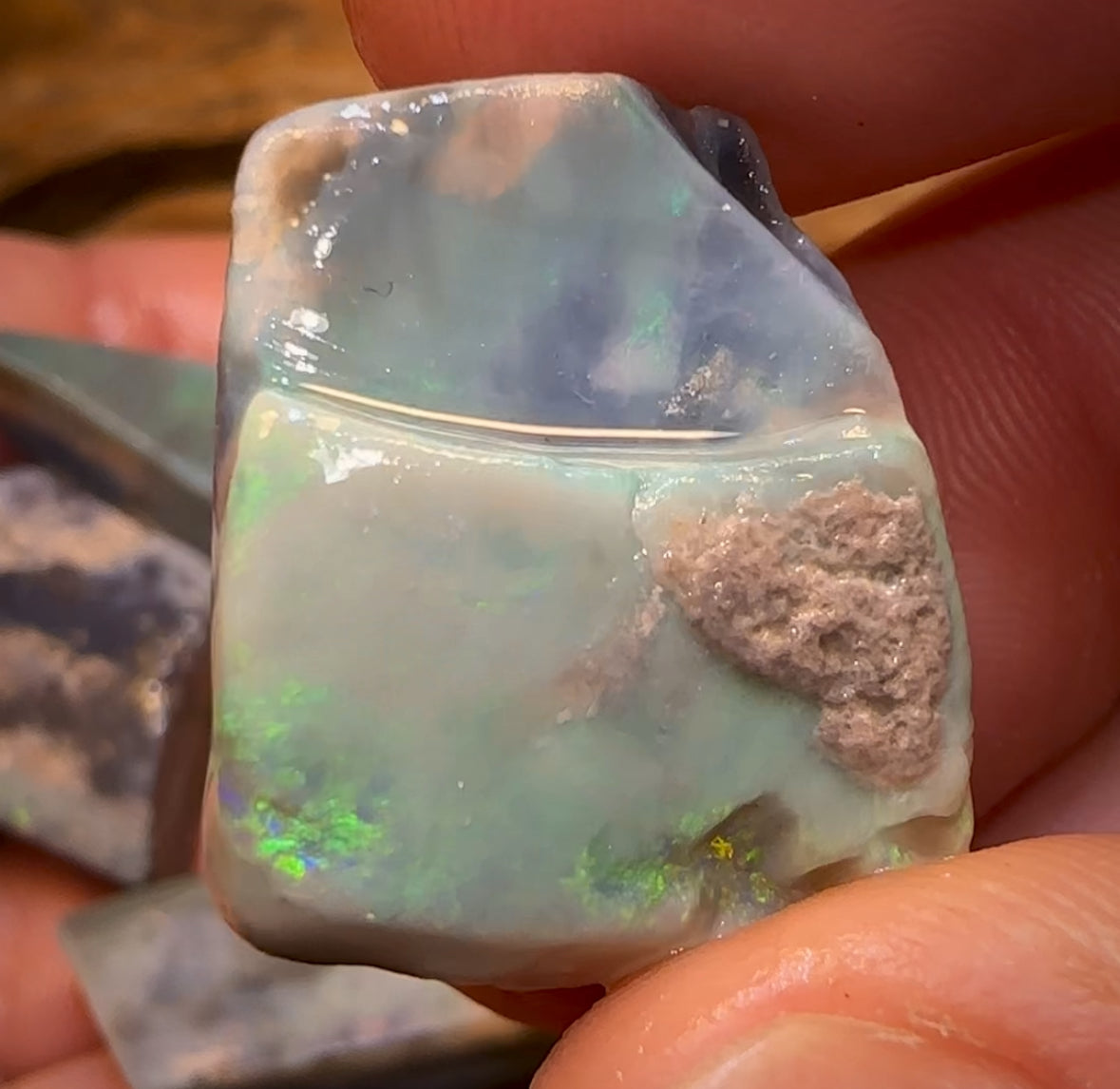 152cts - 6x Lightning Ridge Opal Rough Parcel