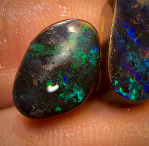 16.05cts - 3x Quality Australian Boulder Seam Opal Rubs Parcel