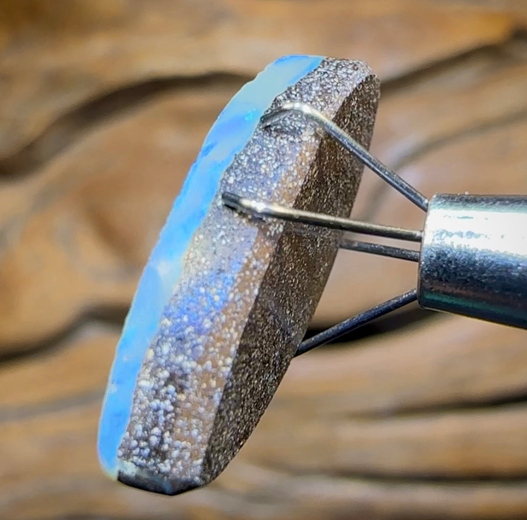 6cts - Winton Seam Opal. Australian Boulder Opal - Opal Whisperers