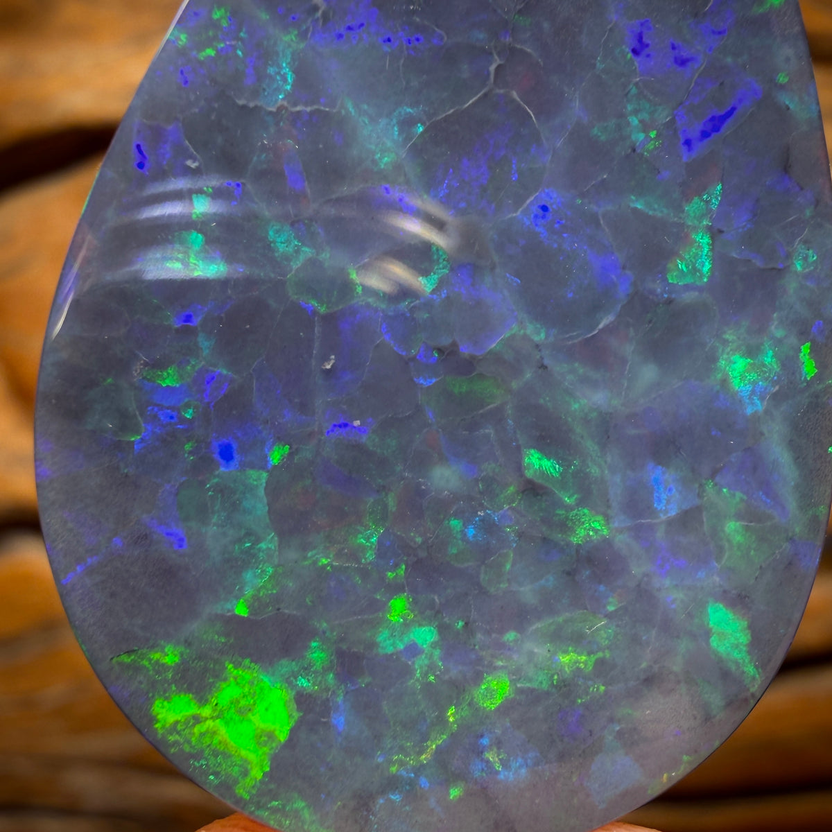 “Set in Stone” - Private Collector Investment - 52.2cts - “Set in Stone” Investment TOP Lightning Ridge Black Opal