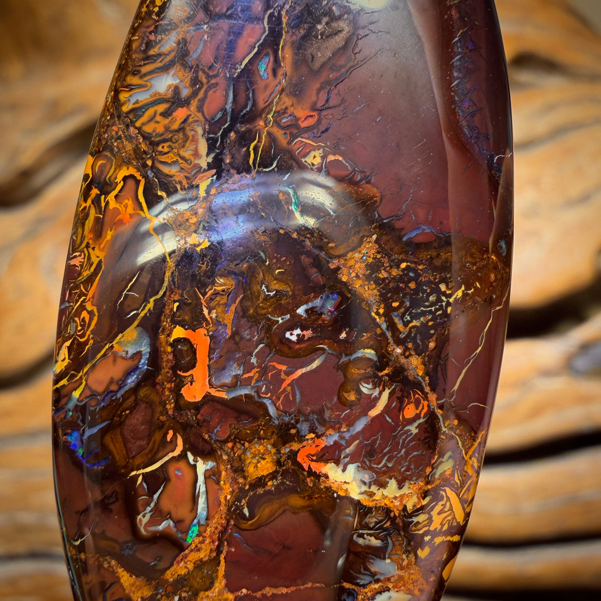 100.9cts - Tribal Yowah Nut Opal. Australian Opal Bargain