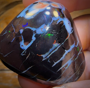 251.5cts - BIG Rare Tribal Black Boulder Opal Polished Specimen