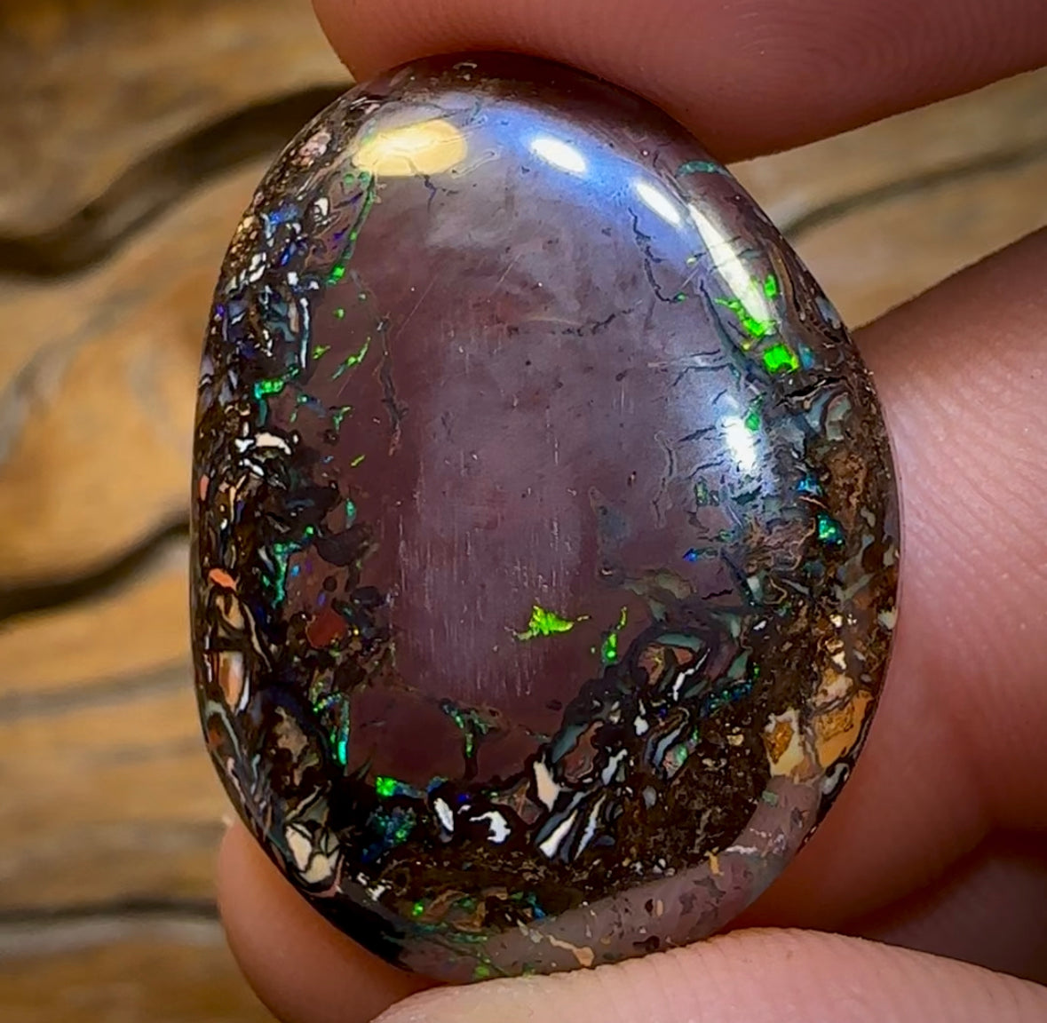37cts - Tribal Koroit Nut Opal. Australian Boulder Opal - Opal Whisperers