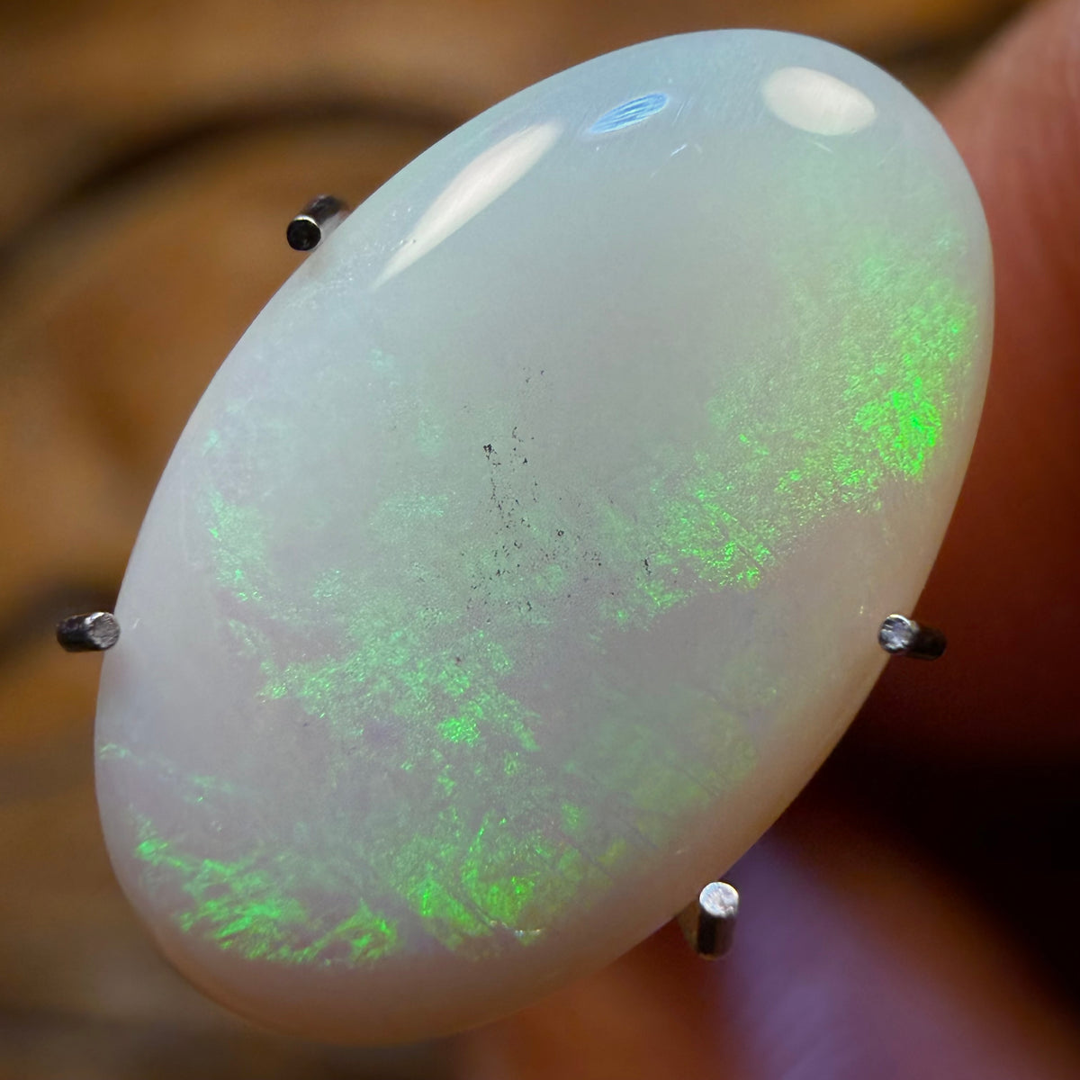 Wildcard! 3.1cts - South Australian White Opal from Coober Pedy