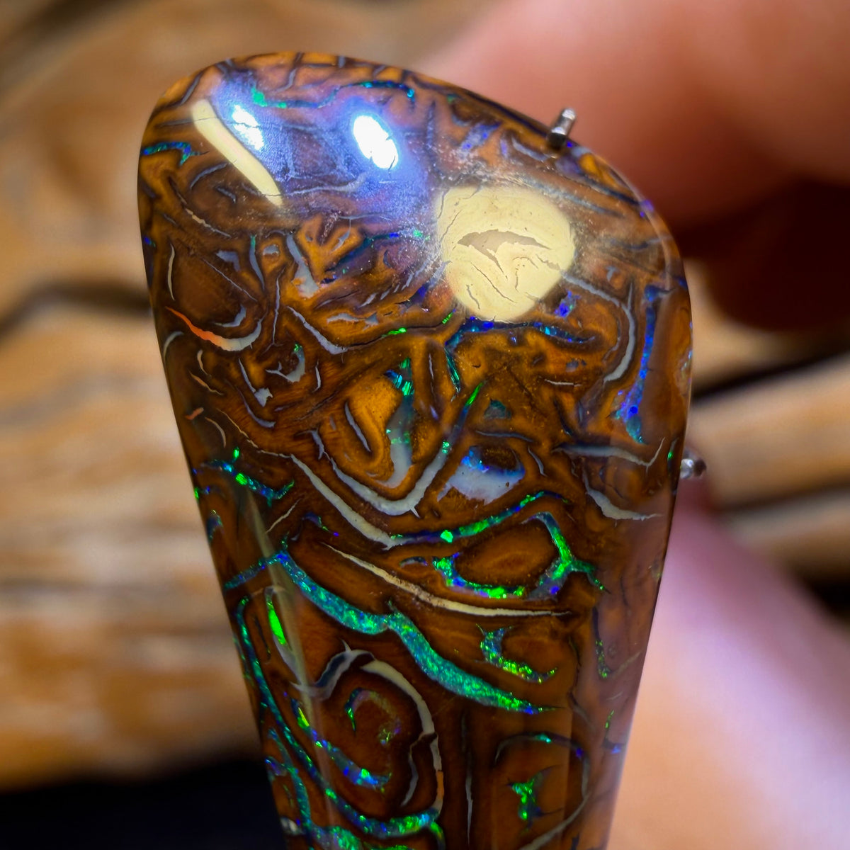 21.4cts - Tribal Queensland Boulder Opal from Yowah
