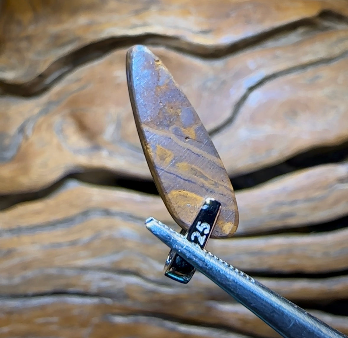 Unique Sterling Silver - Drilled Australian Boulder Opal Doublet Pendant - Opal Whisperers