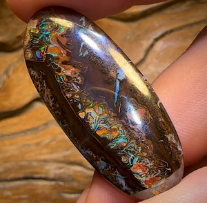 41.7cts - Tribal Queensland Boulder Opal from Koroit
