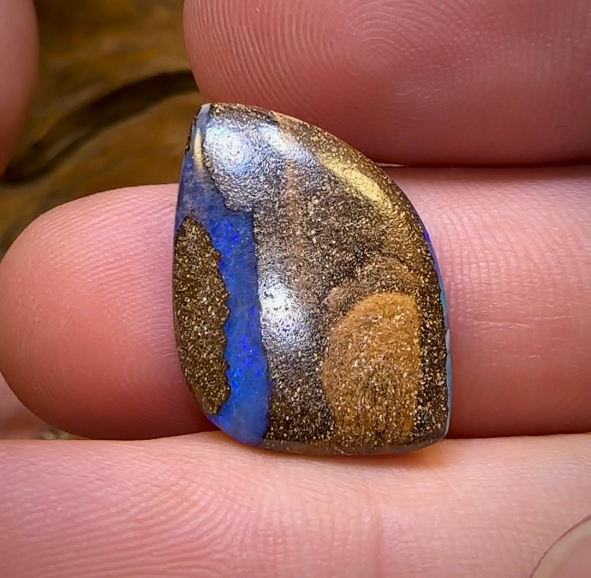 71.1cts - 5x Loose Queensland Boulder Opals. Wholesale Parcel Bargain - Opal Whisperers