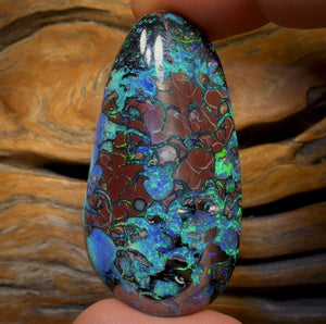 249.2cts - “Tribal Nebula” TOP GEM Tribal Australian Boulder Opal from Koroit