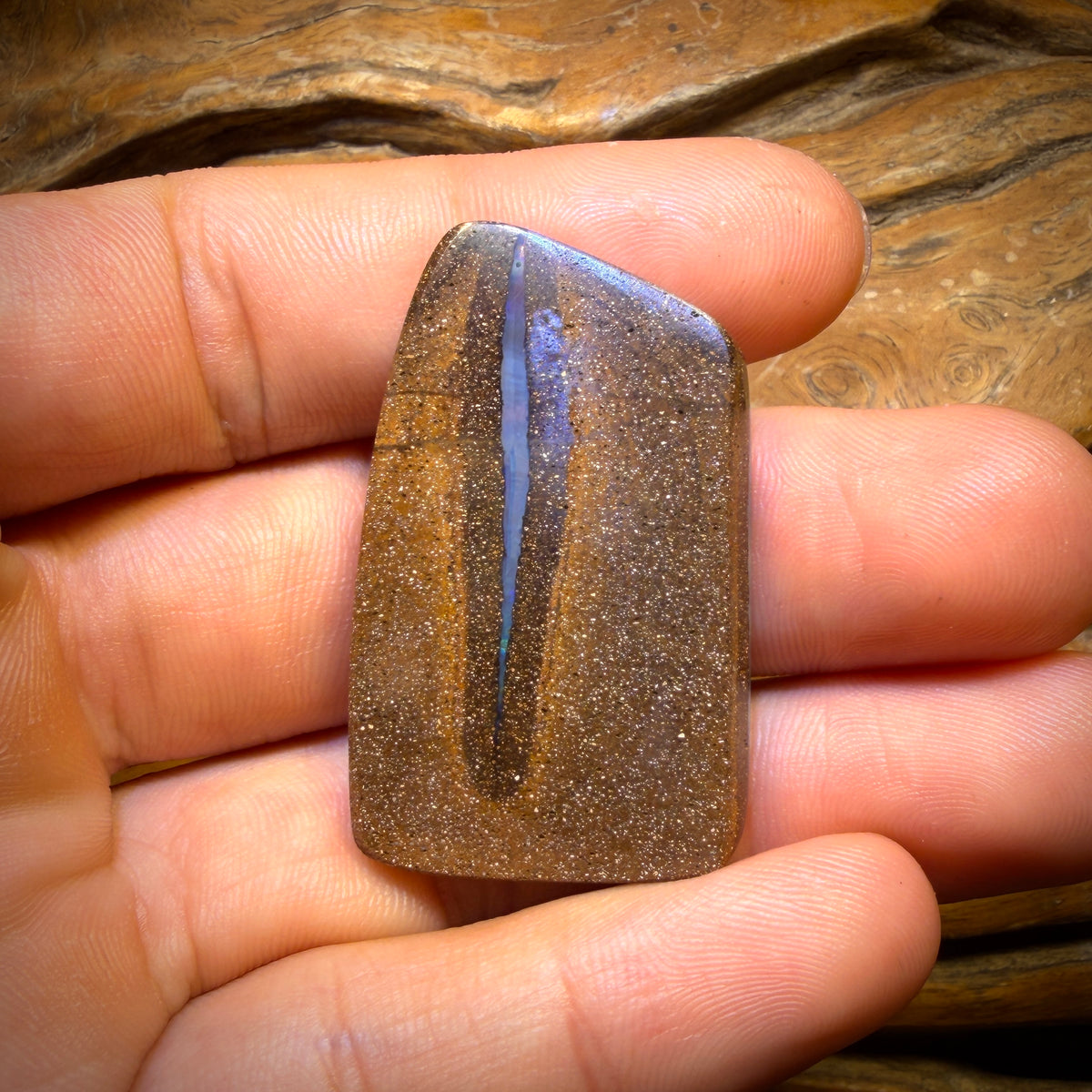 72cts - Large Queensland Boulder Seam Opal Picture Landscape Stone