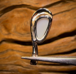 Auction Fall-Through = Your Gain! 🔥 Now More Than 50% Off RRP 🚨   White Sands Spark Sterling Silver - Solid South Australian Crystal Opal Pendant