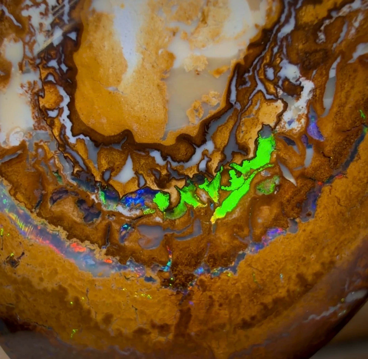 Aren’t you glad you waited till the end Card! 40.2cts - Tribal Australian Boulder Nut Opal from Yowah