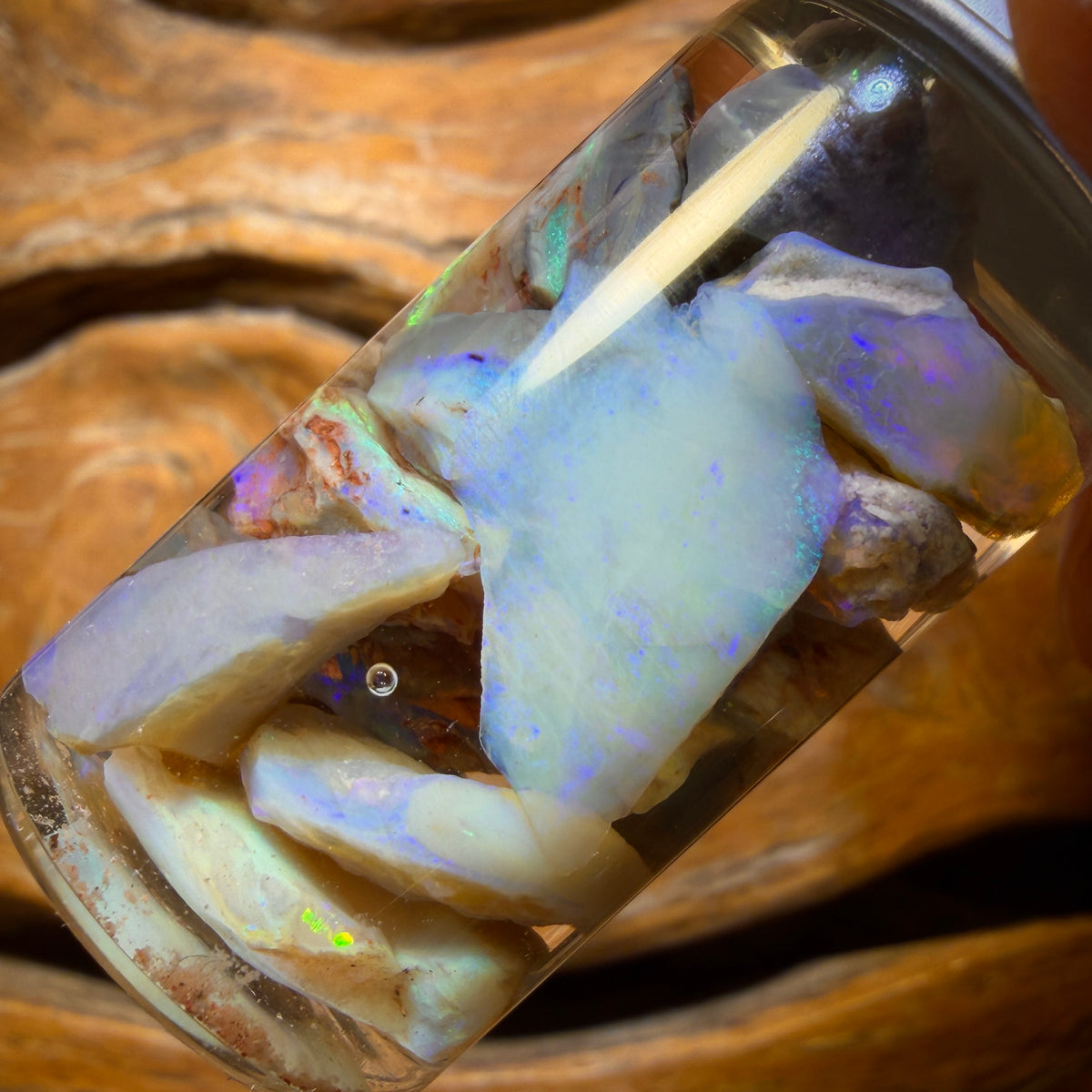 53.1cts - Lightning Ridge Opal Vial