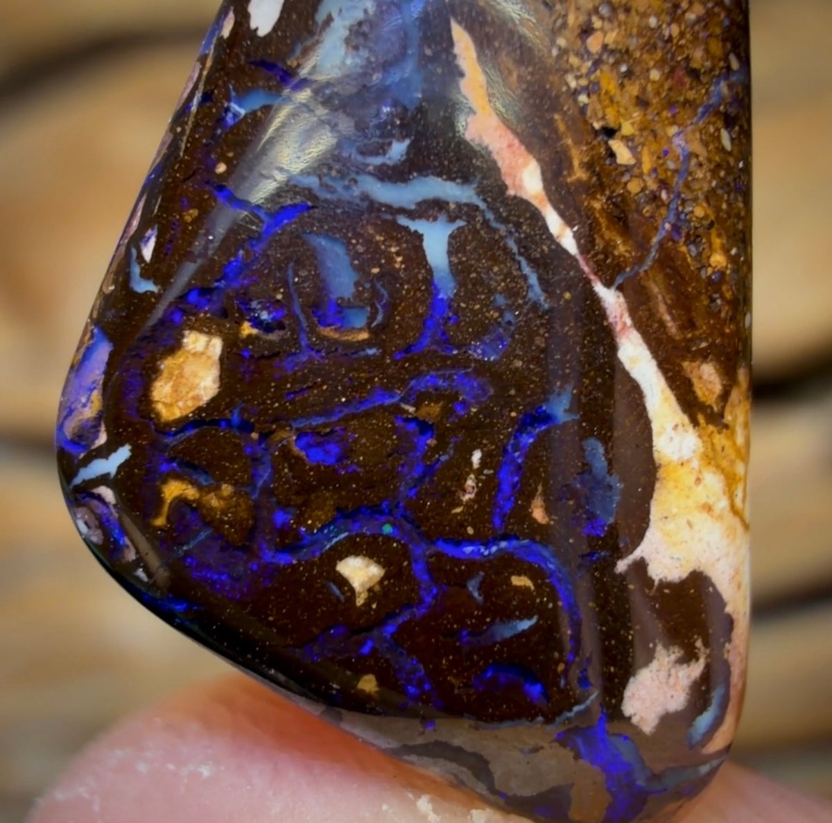 8.6cts - Tribal Yowah Nut Opal. Australian Opal
