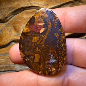 164.4cts - Massive Yowah Nut Tribal Opal. Electric Colours Australian Opal