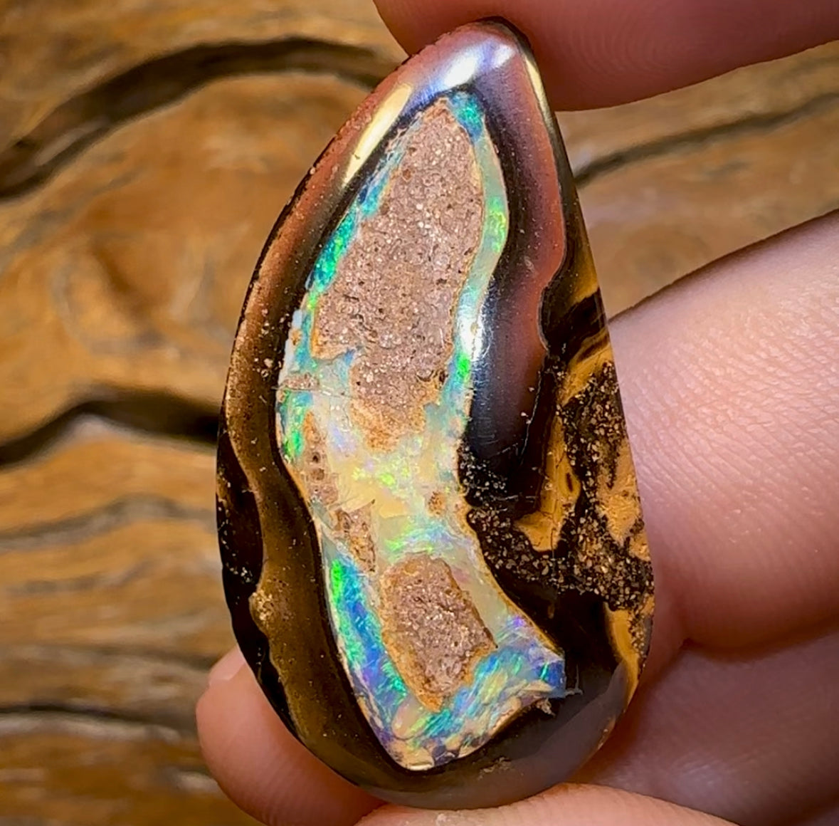 44.9cts - Yowah Nut Kernel Opal. Australian Opal - Opal Whisperers