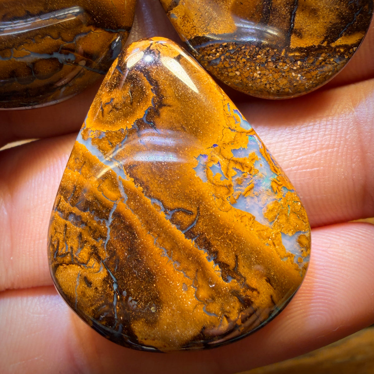 153.5cts - 3x Australian Tribal Boulder Opal’s. Wholesale Parcel