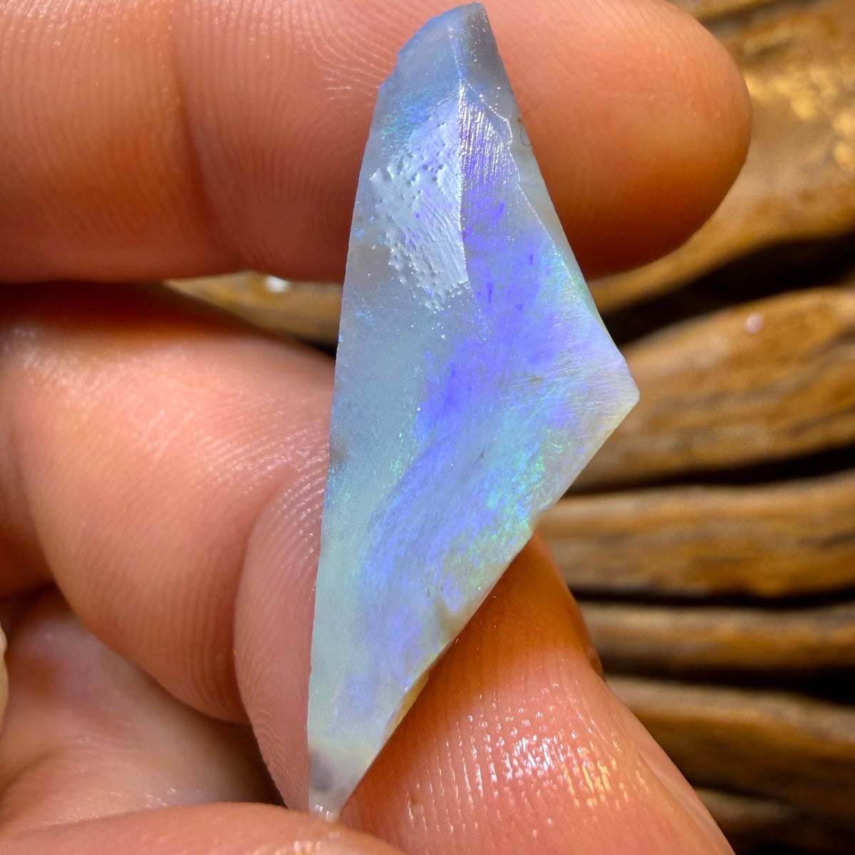 HDW 34.4cts - 3x Lightning Ridge Opal Rough Parcel