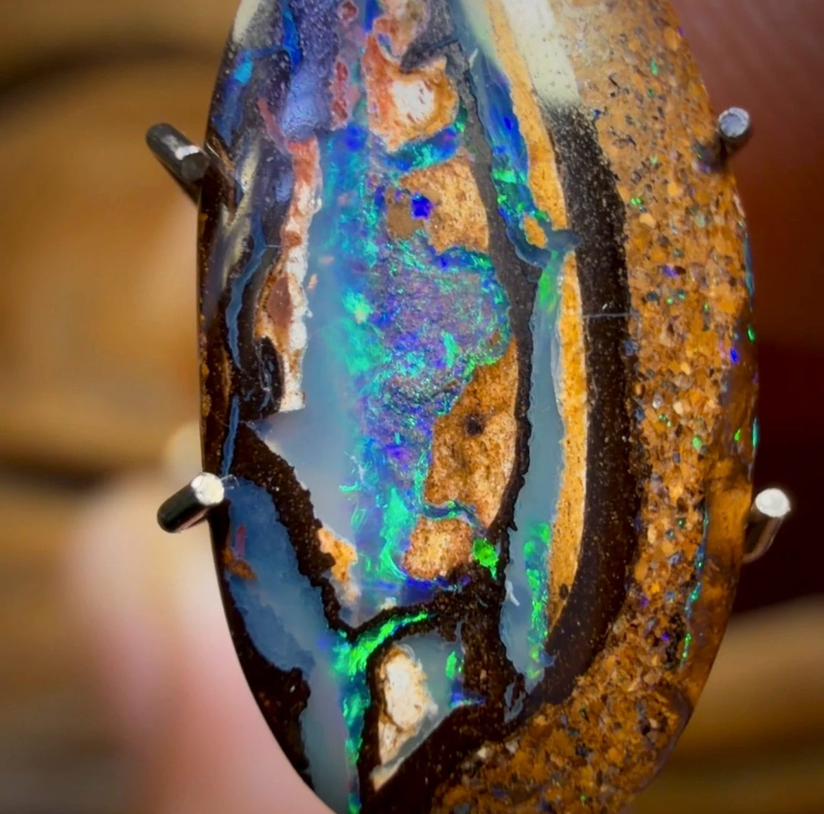 2.1cts - Yowah Nut Opal. Australian Boulder Opal