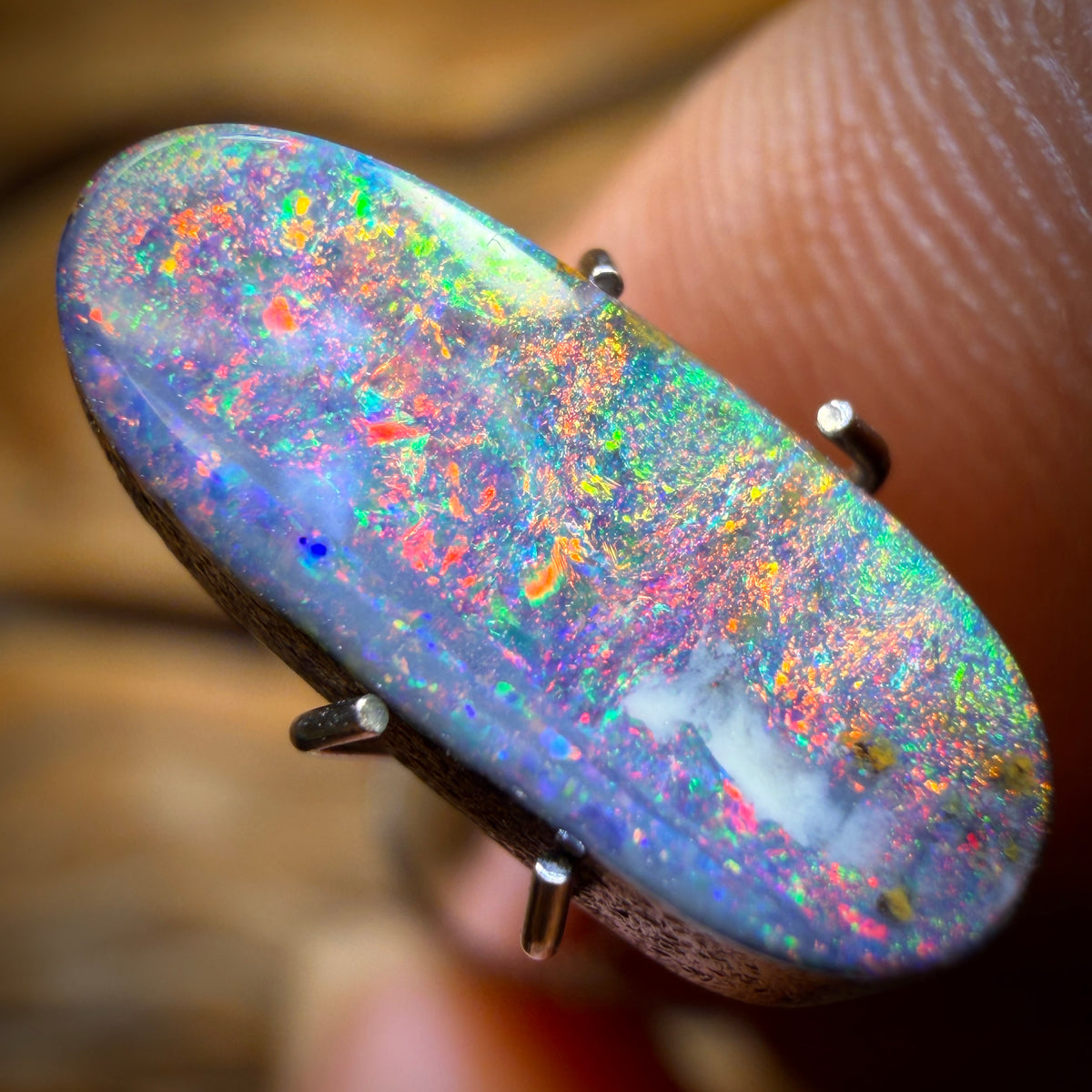2.7cts - Queensland Boulder Seam Opal. Australischer Opal
